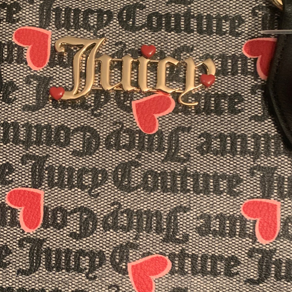 🚧🔓SOLD 🛑 !!!🆕- BY- Juicy Couture. I HEART JUICY TOTE ❤️ - Picture 4 of 14